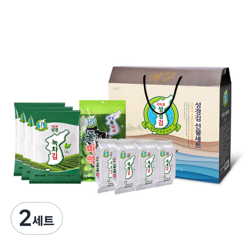 지도표성경 김 선물세트 9호, 2세트