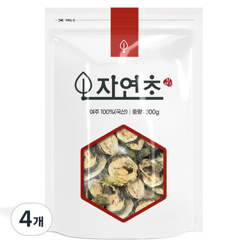 자연초 건조 여주차 고과, 4개, 300g
