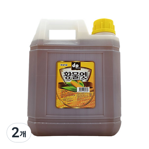 두포 뚜레반 황물엿, 8kg, 2개