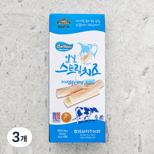 임실치즈 스트링치즈 10개입, 20g, 3개