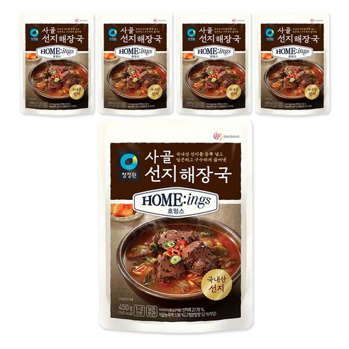 청정원 호밍스 사골선지해장국, 450g, 2개