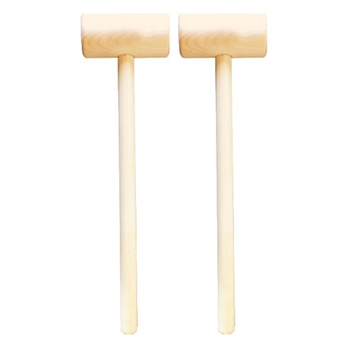 러비쉬 토닥토닥 원목 마사지 망치, 2개