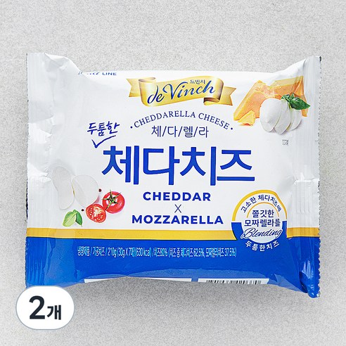 남양유업 드빈치 체다렐라 체다치즈, 30g, 7개입, 2개
