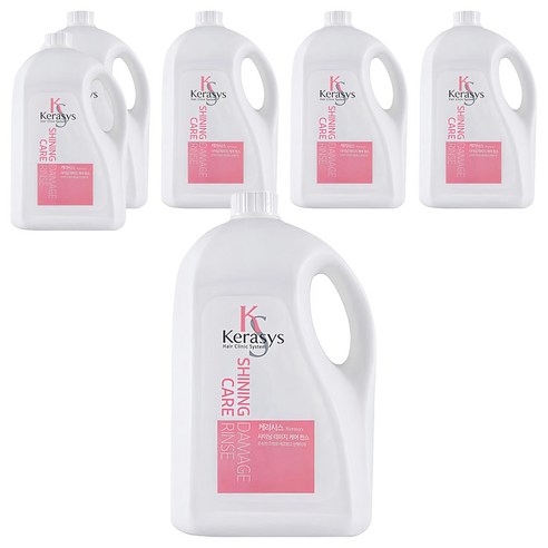 케라시스 샤이닝케어 데미지 린스, 4L, 6개