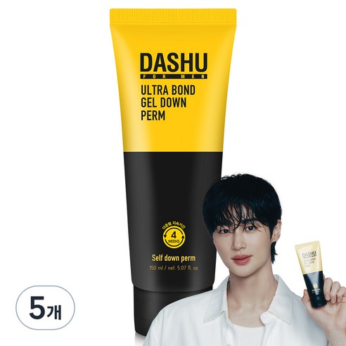 다슈 포맨 울트라 본드 젤 다운펌 세트 억센모발용, 150ml, 5개