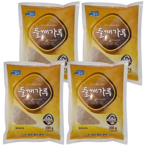청은 들깨가루, 4개, 200g
