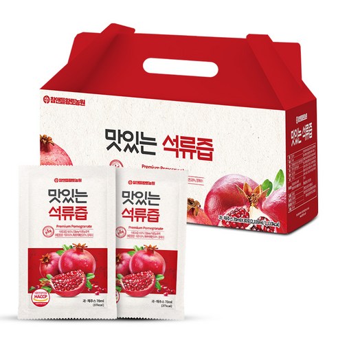 참앤들황토농원 맛있는 석류즙 1L 1개, 2개