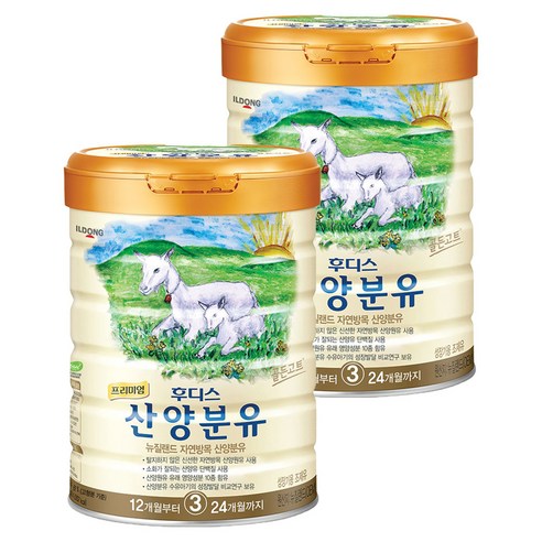 일동후디스 프리미엄 산양분유 3단계, 800g, 2캔
