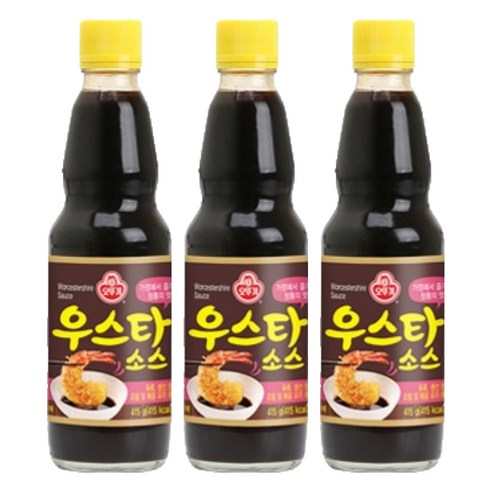 오뚜기 우스타 소스, 415g, 3개