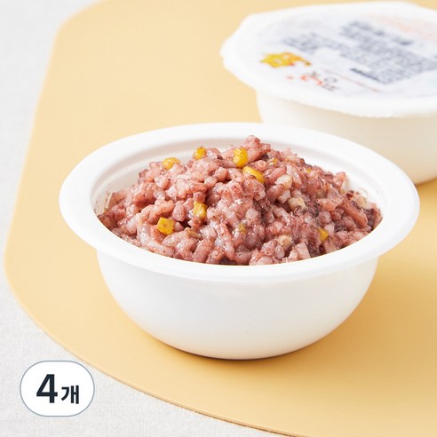 짱죽 완료기 13개월부터 이유식 고구마영양팥밥, 180g, 4개, 혼합맛(고구마/팥)