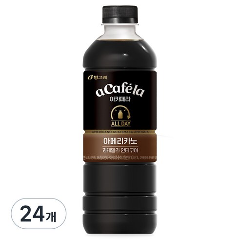 아카페라 올데이 아메리카노 과테말라 안티구아, 24개, 1L