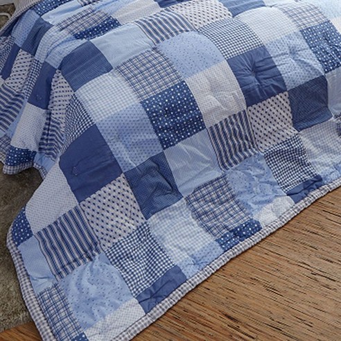 에프엔비글로벌 지코 워싱차렵이불, 블루