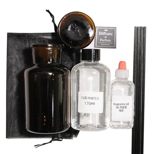 디퓨저KIT, 36.과일향-LEMON, 250ml, 시약병