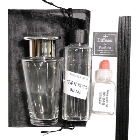 디퓨저KIT, 105.향수향-러브스토리, 100ml, 실버갓폴스투명