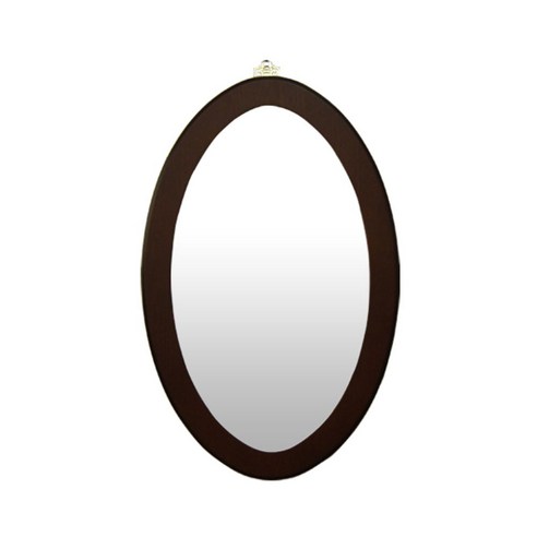 골든벨 p모던 타원형 벽거울, 월넛
