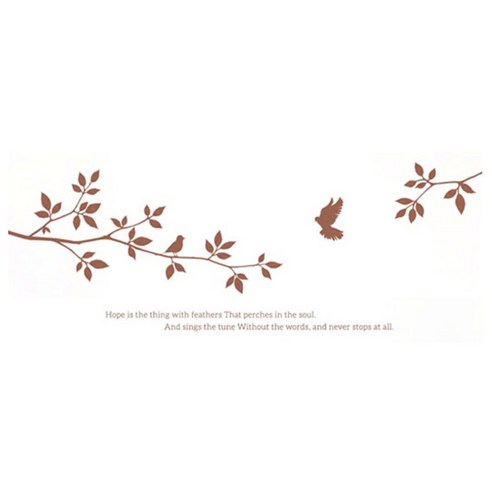 슬로우드로잉 포인트스티커 새들의노래A, 라이트브라운