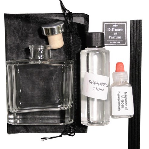 디퓨저KIT, 83.향수향-ENGLISH PEAR FREESIA, 150ml, 불가리투명