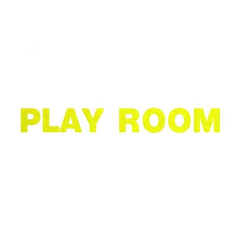 와니데코_접착이니셜 _PLAY ROOM, 옐로우