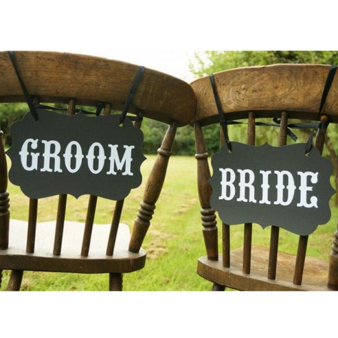 라이프스푼 패브릭 가랜드 2, BRIDE GROOM 2, 1개