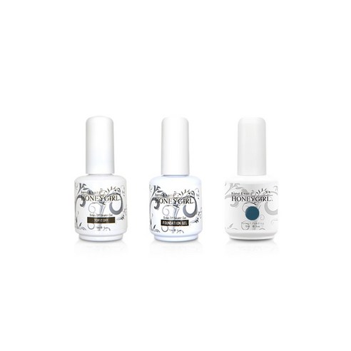 허니걸 트리플젤네일세트, 클럼다크시안, 15ml