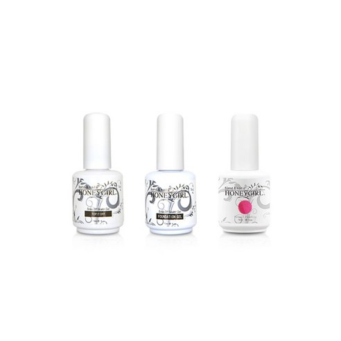허니걸 트리플젤네일세트, 샤인우먼리, 15ml