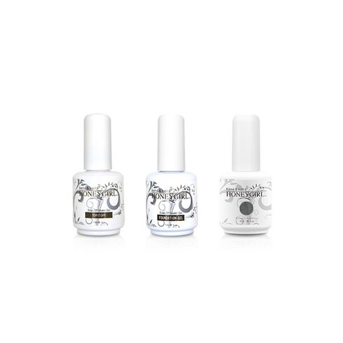 허니걸 트리플젤네일세트, 샤인딤그레이, 15ml