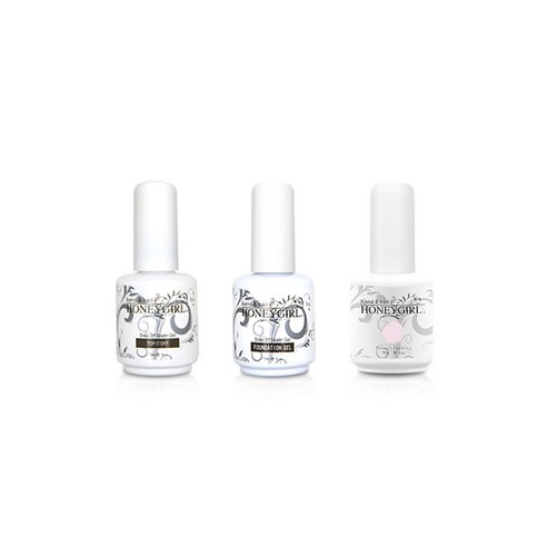 허니걸 트리플젤네일세트, 보연시미스티로즈, 15ml