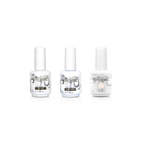 허니걸 트리플젤네일세트, 보연시벨벳포, 15ml