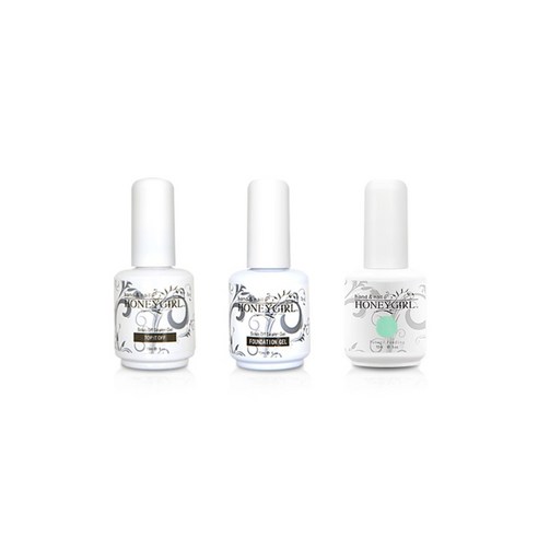 허니걸 트리플젤네일세트, 모노스위트민트, 15ml
