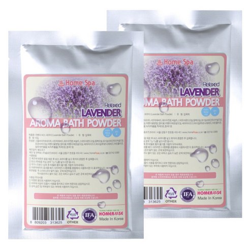 홈로즈 바스파우더, 50g, 라벤더, 2개, 50g
