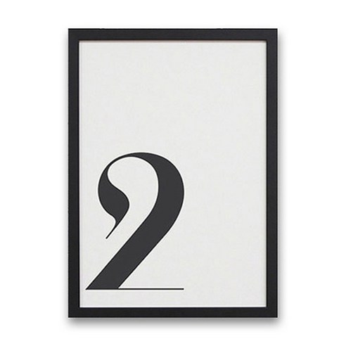 엔디자인 액자, small typo2
