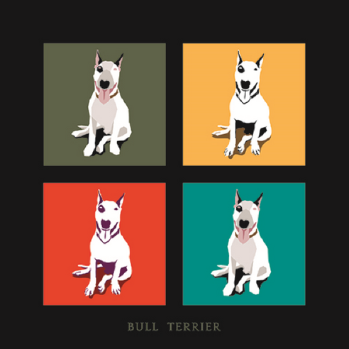 아트조이 명화그리기 20 x 20cm, BULL TERRIER