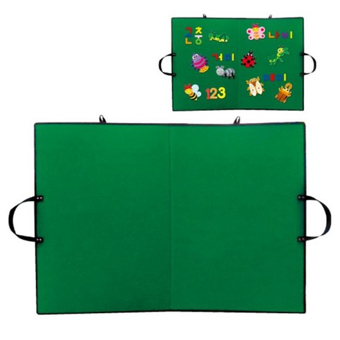 청양토이 벨크로우 자료판(특대), 초록, 126.5 x 91cm