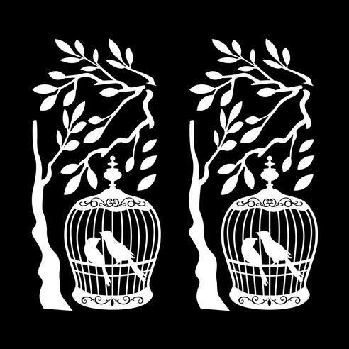 미문DS 카나리아MGP-328 포인트 스티커 2개, 흰색