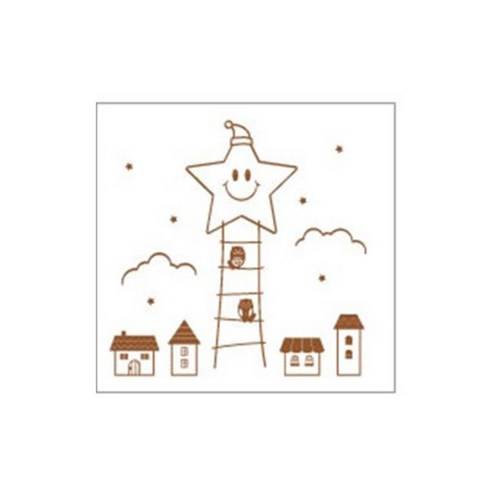 데코사랑 그래픽스티커 바바라라인, D