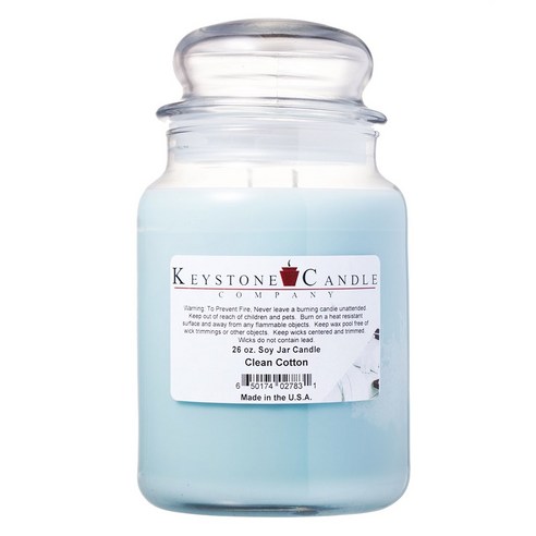 키스톤캔들 소이 자 캔들, Clean Cotton, 768.9ml