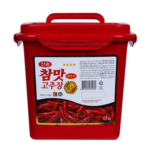 신송식품 참맛고추장, 6.5kg, 1개