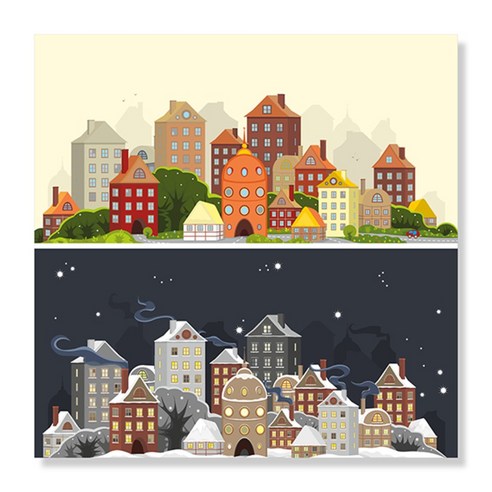 디아섹액자 벽걸이용, one city landscape