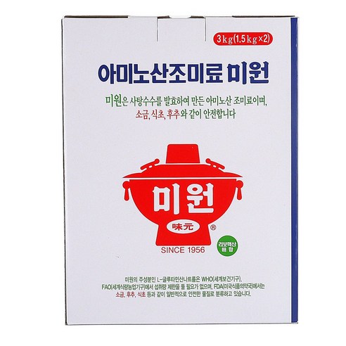 대상 아미노산 미원, 1.5kg, 1세트