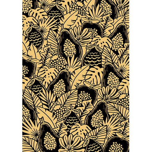 아트조이 스크래치 나이트뷰 텍스타일 골드펄 285x405mm, 트로피칼, 1개