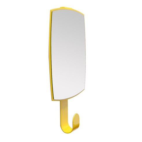 mirror N hook square, Yellow