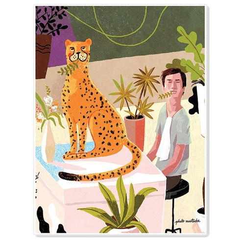 플루토나인 아트포스터, MAN WITH CHEETAH