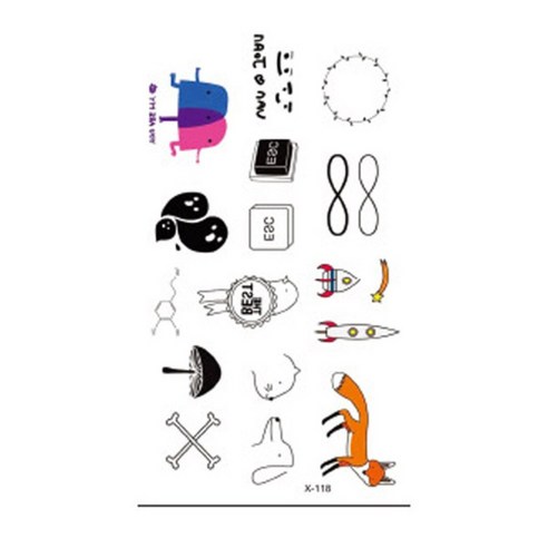 허니걸 타투, X-118, 5개