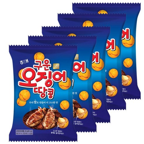 해태 구운오땅, 98g, 5개
