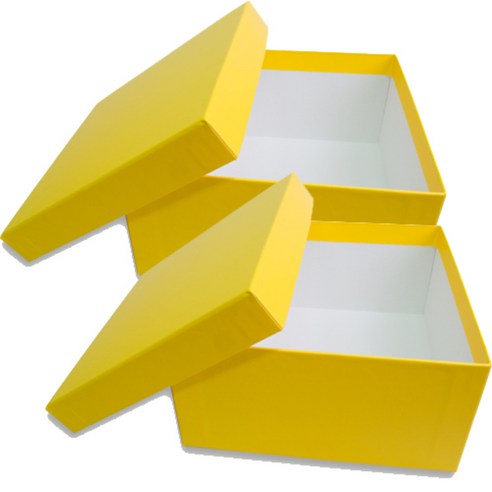 박스몬스터 아트 선물포장박스, YELLOW, 2개