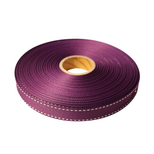 금비코리아 골직스티치 리본 15mm x 45m, 포도색, 1개