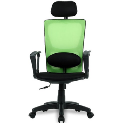 체어포커스 쏘쿨메쉬 DB80 대요추헤더 메쉬 사무용의자, 오렌지