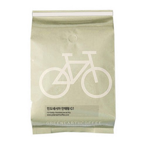그린어쓰 Micro 로스팅 인도네시아 만데링 G1 원두커피, 핸드드립, 500g