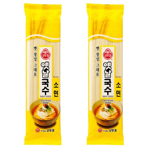 오뚜기옛날 국수 소면, 320g, 2개