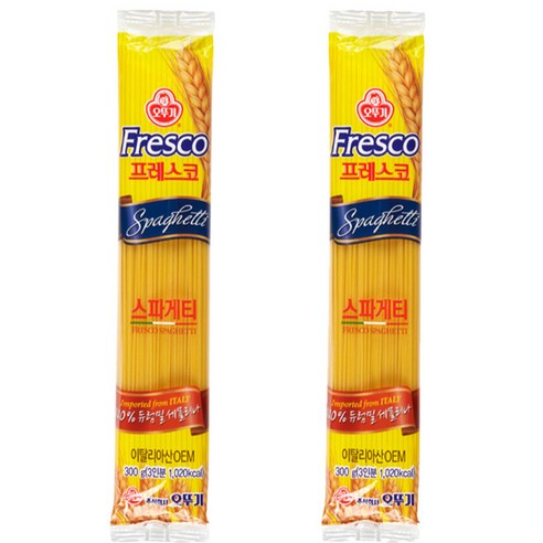 오뚜기 프레스코 스파게티면, 300g, 2개